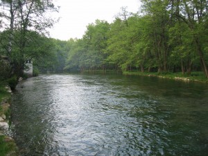 Springs of Bosnia river