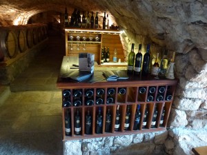 Tvrdoš monastery - Wine cellar